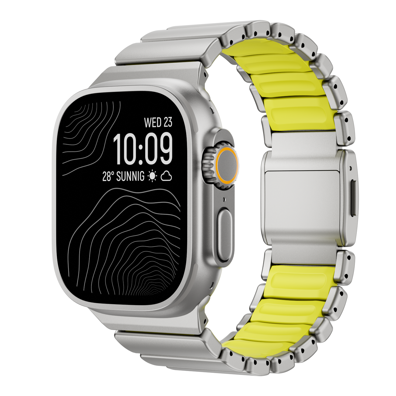 Ultra-Titanium +FKM Band Magnetic Clasp for Apple Watch