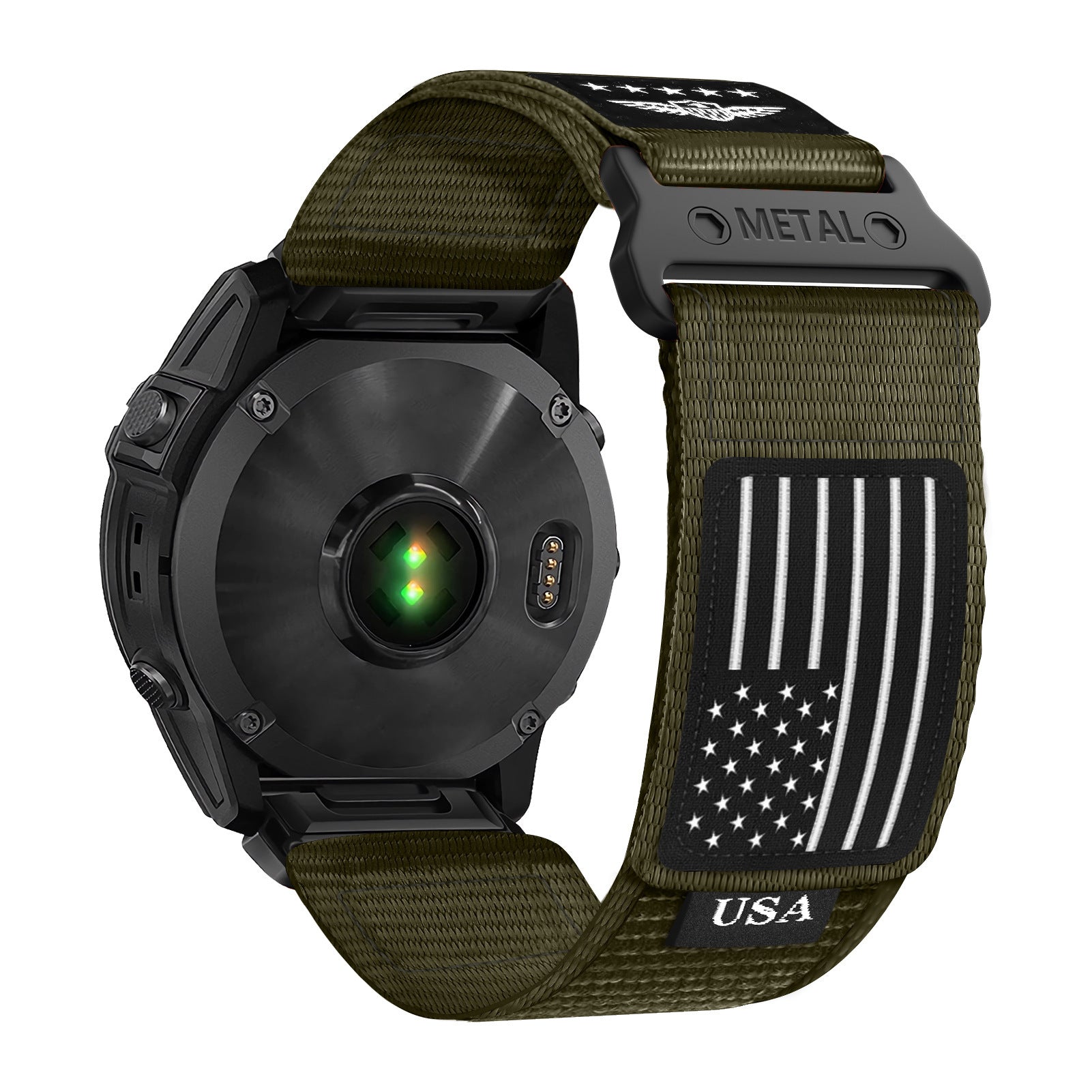 Rugged Nylon Band For Garmin-Lengthened Size