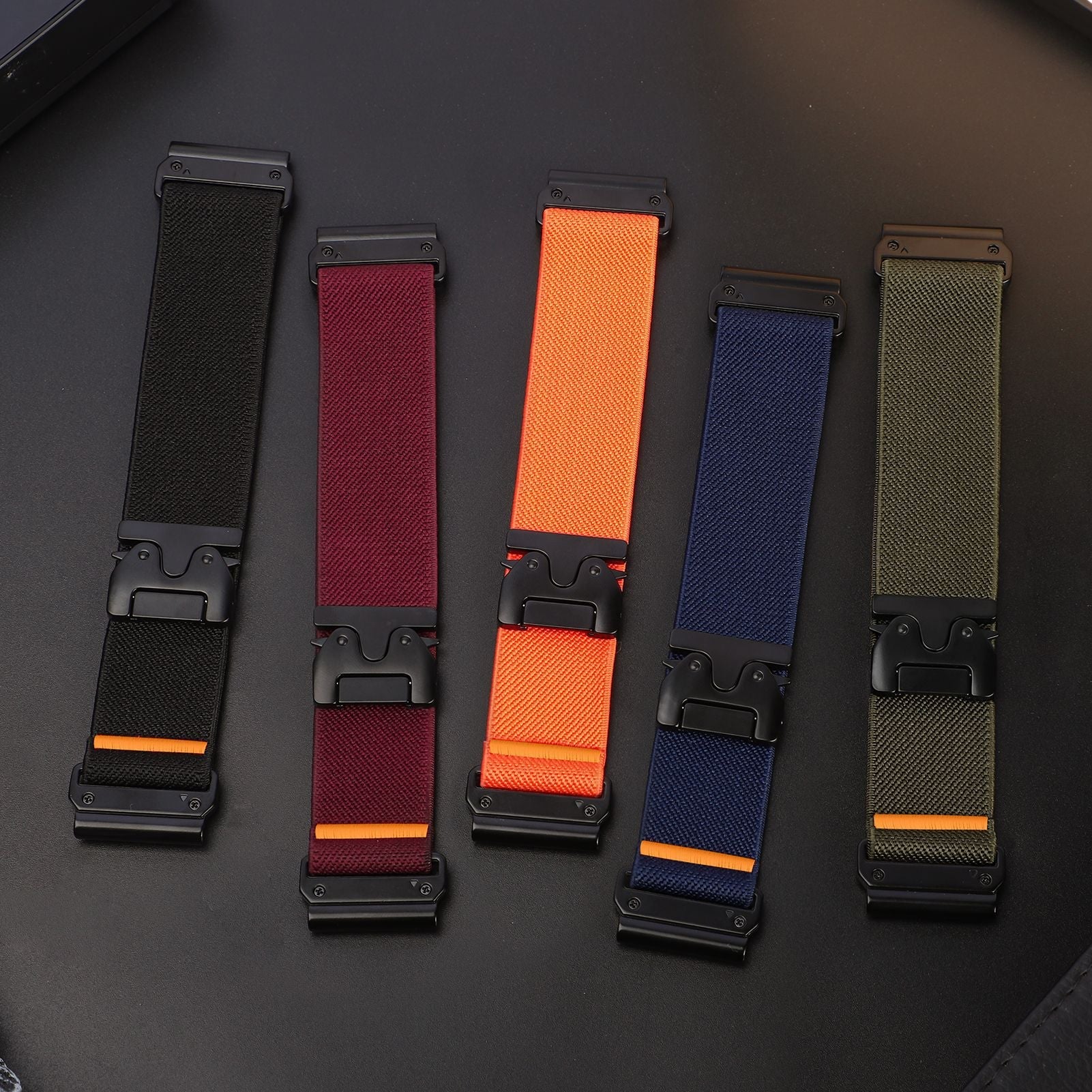 Stretch Sport Nylon Band For  Garmin Watch