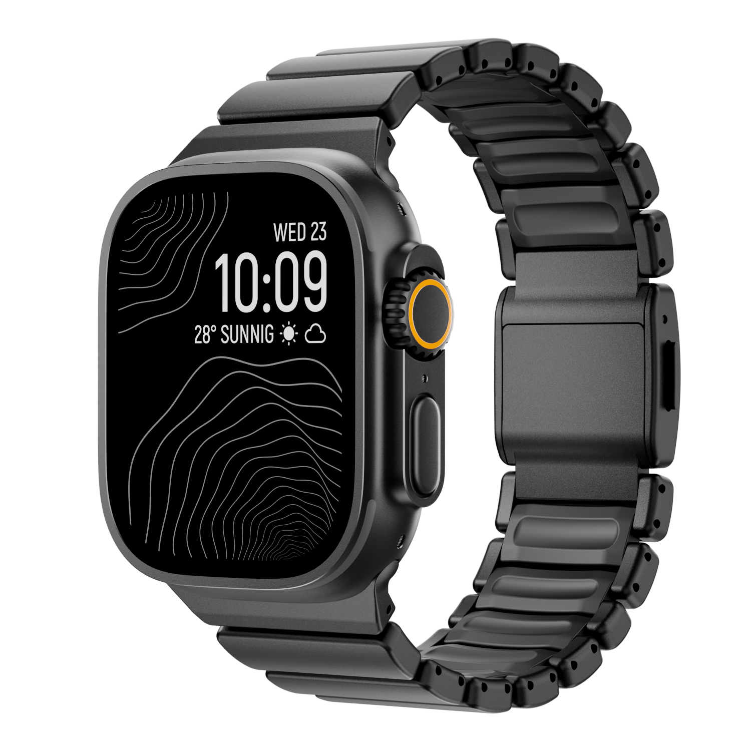Ultra-Titanium +FKM Band Magnetic Clasp for Apple Watch