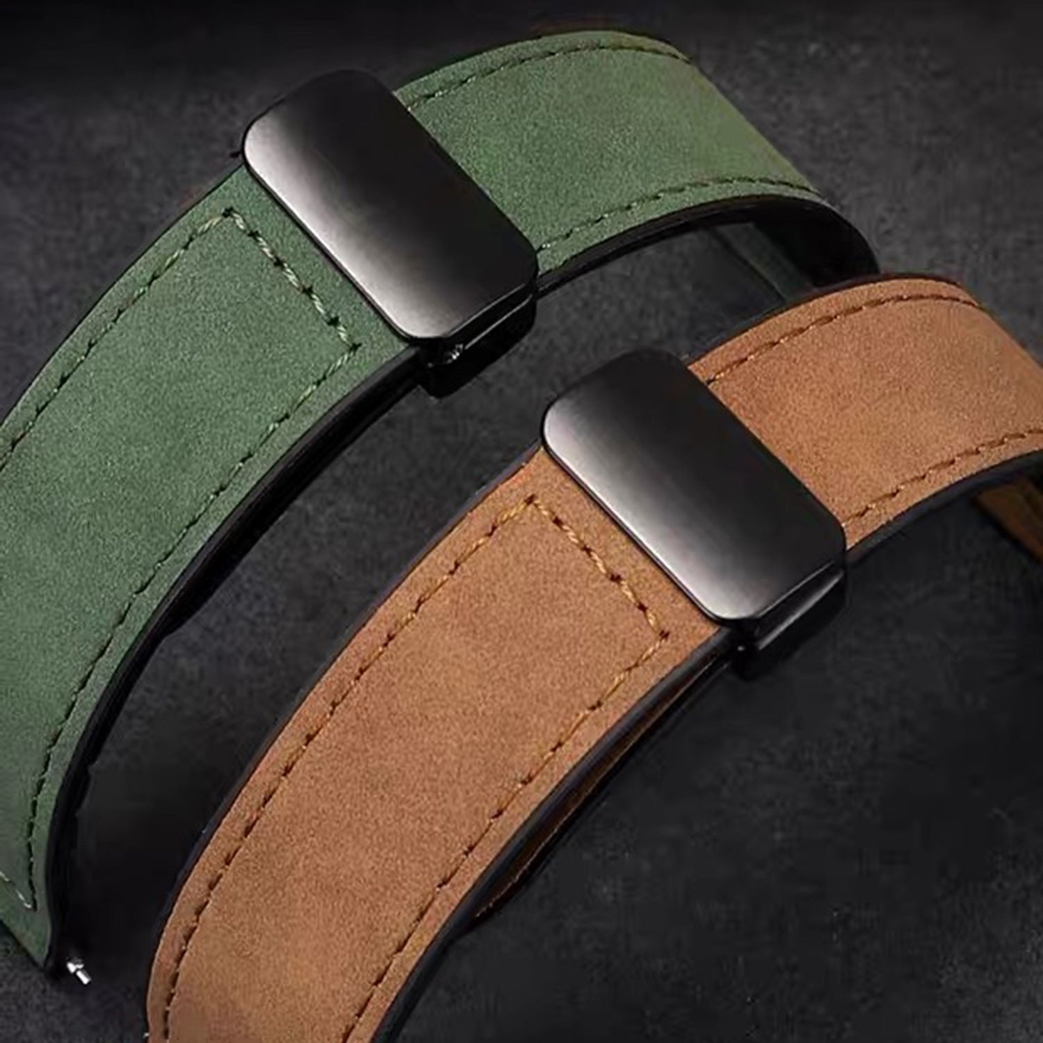 Silicone Magnetic Leather Strap For Samsung Samsung Galaxy Watch