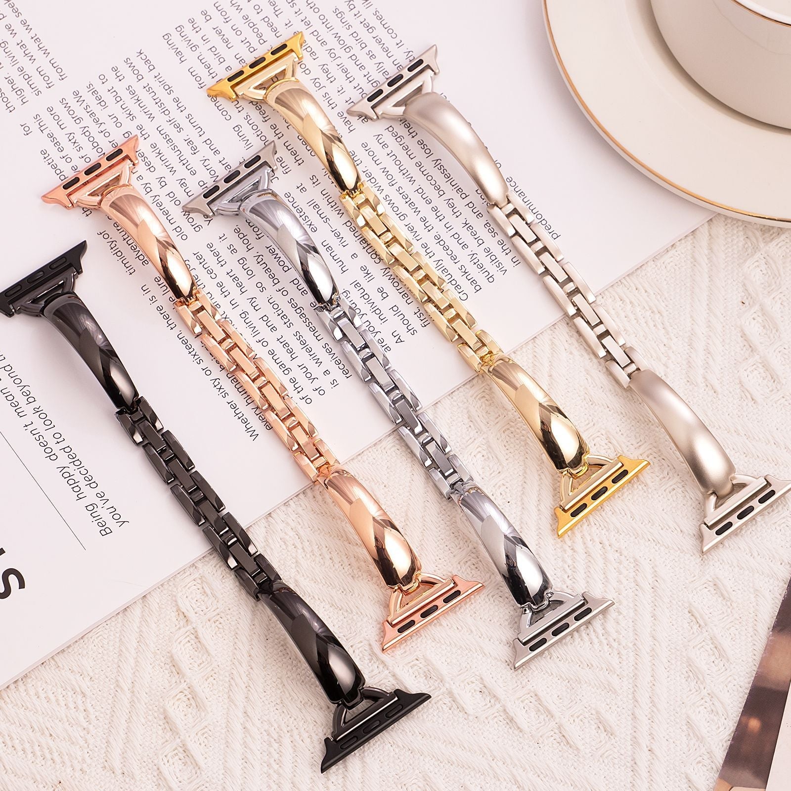 Simple Metal Bracelet For Apple Watch