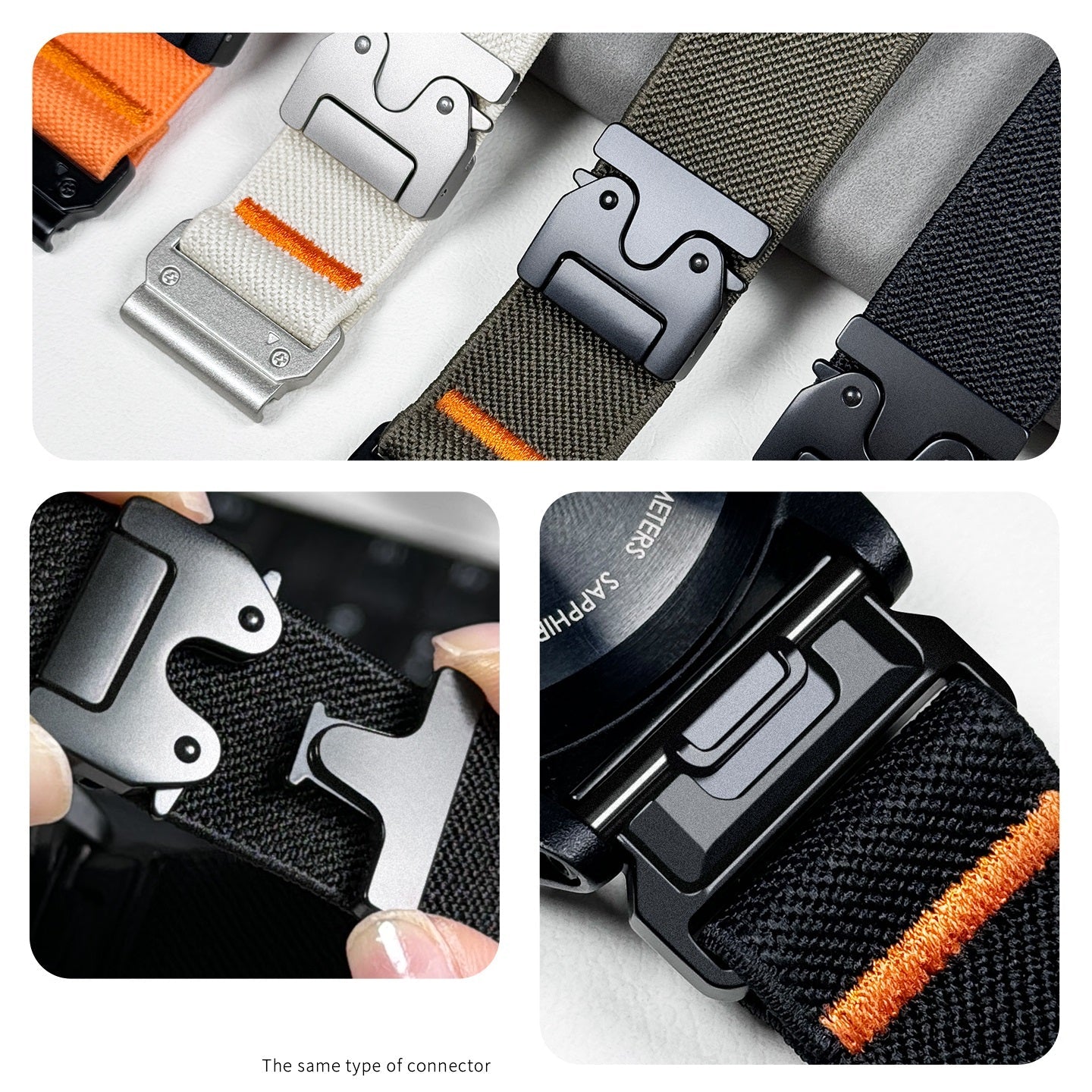 Stretch Sport Nylon Band For  Garmin Watch