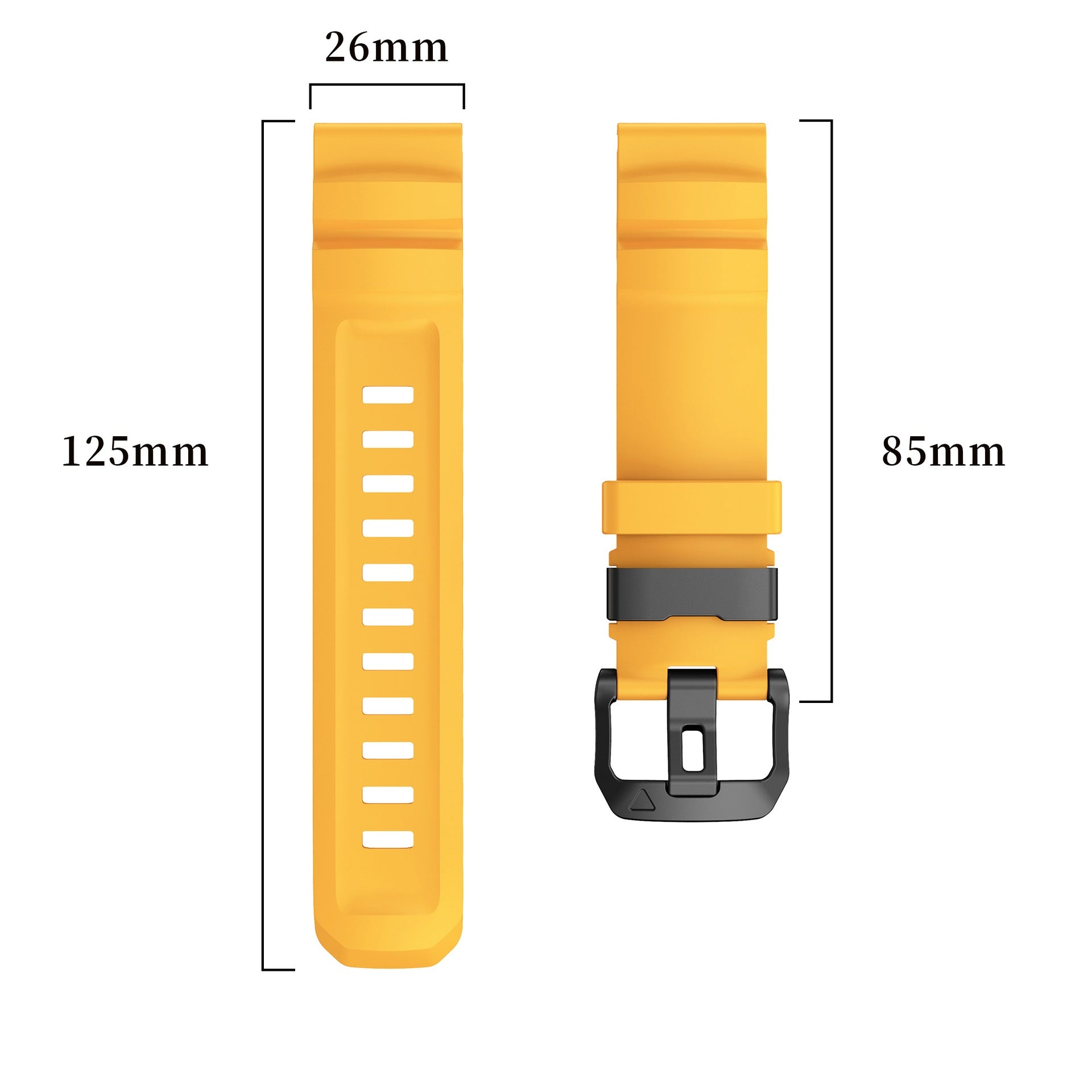 Super Titan Sport Silicone Band For Garmin Fenix 8 7 7X 6