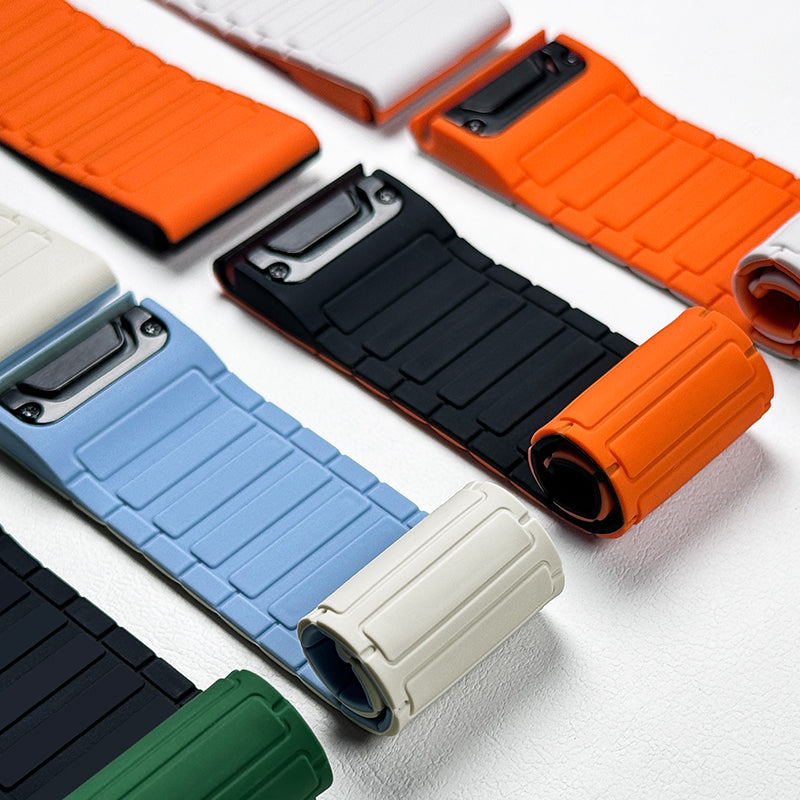 Silicone Magnetic Loop Band For Garmin Fenix 8 5X 6 Pro 6X 7 7X