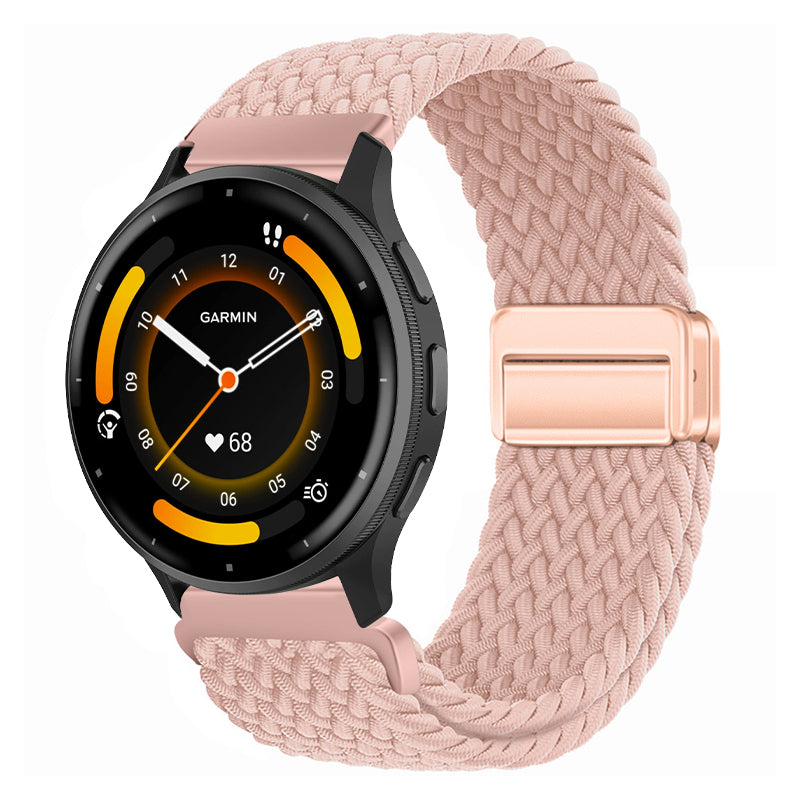 Magnetic Buckle Nylon Strap For Garmin Venu 3/Venu 2/Forerunner245/255s/255//265