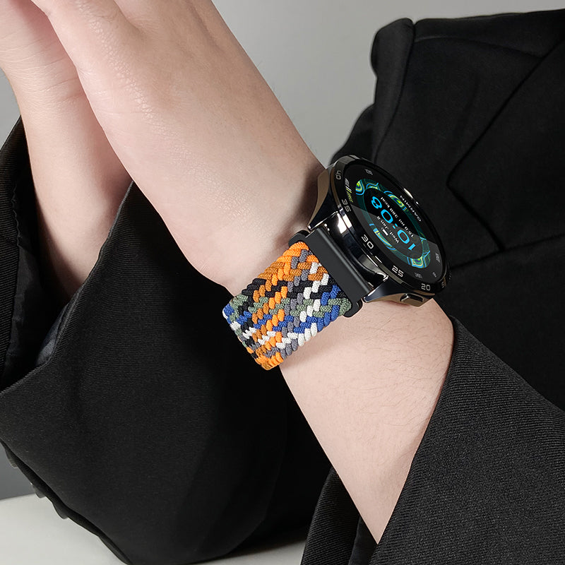 Magnetic Buckle Nylon Strap For Garmin Venu 3/Venu 2/Forerunner245/255s/255//265