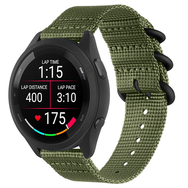 Oval Buckle Design Nylon straps For Venu 3/Venu 2/Forerunner245/255/265