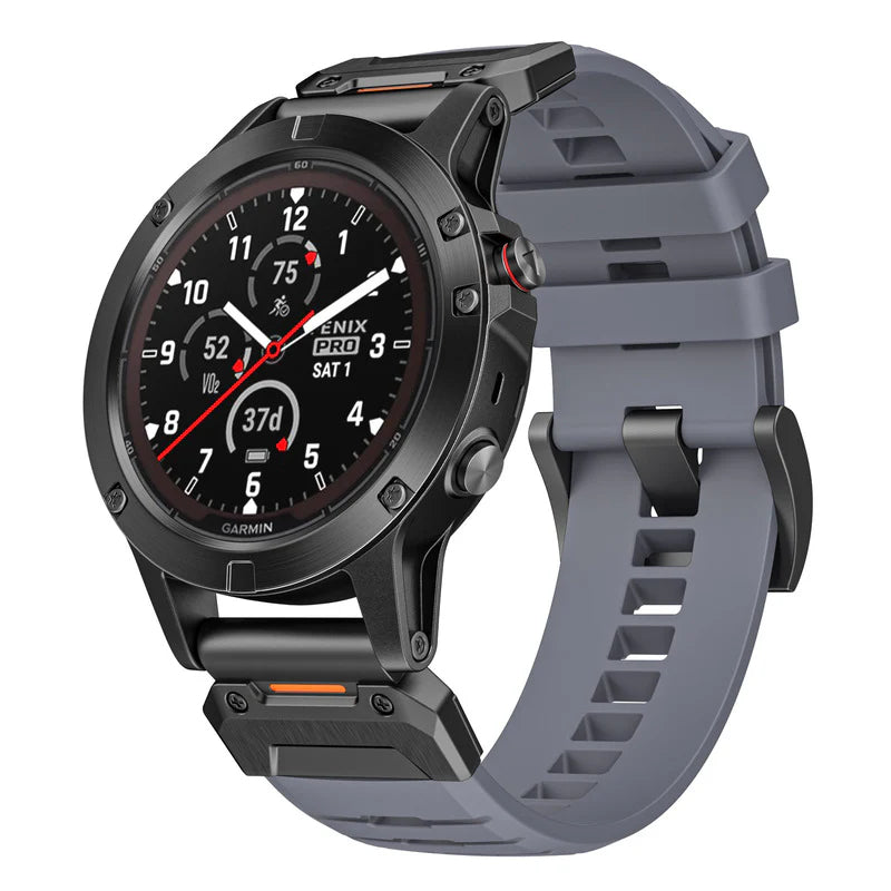 FKM Rubber Band For Garmin Fenix 8 7X 6X