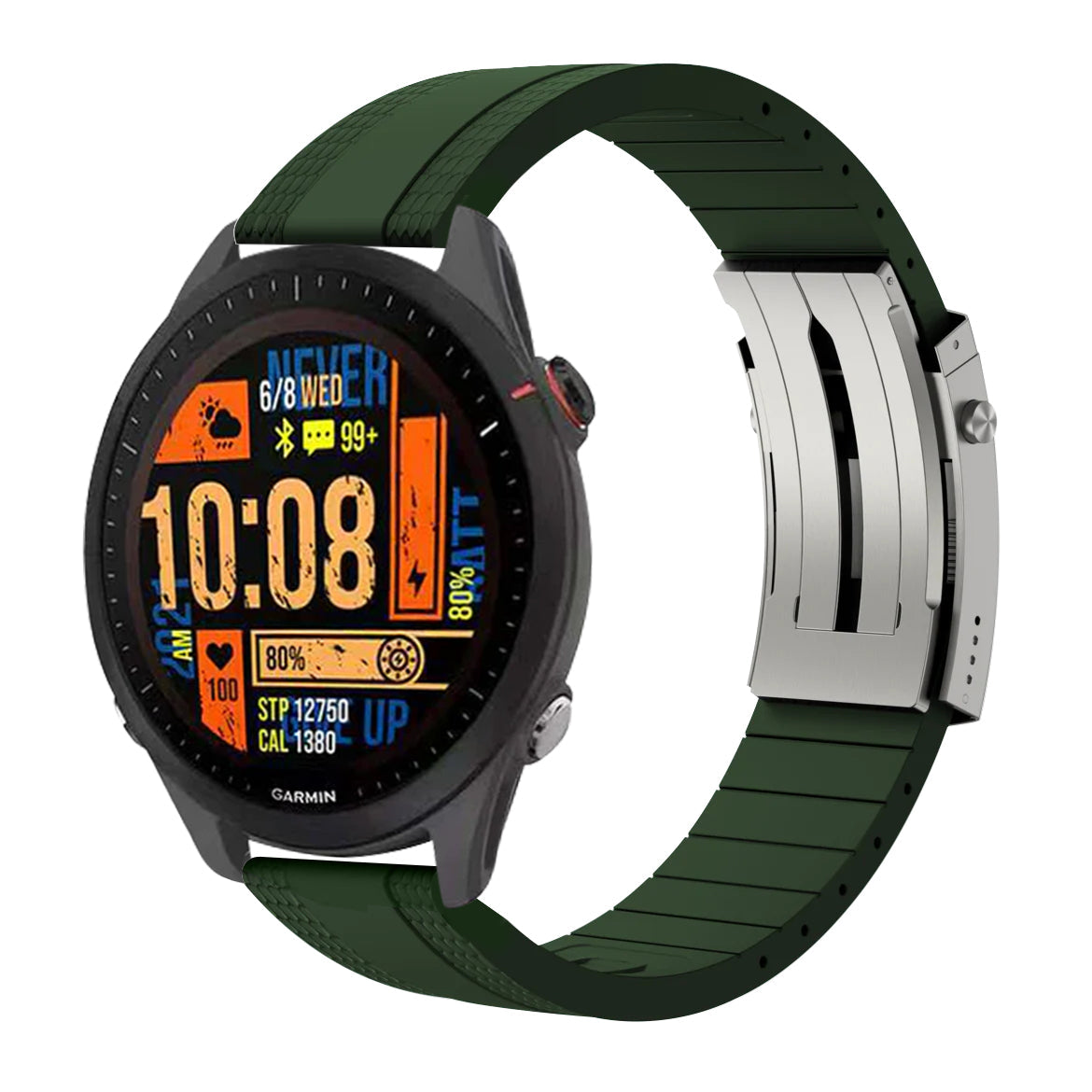 Fluororubber Luxe Band for Garmin Forerunner245/255s/Venu/Venu2