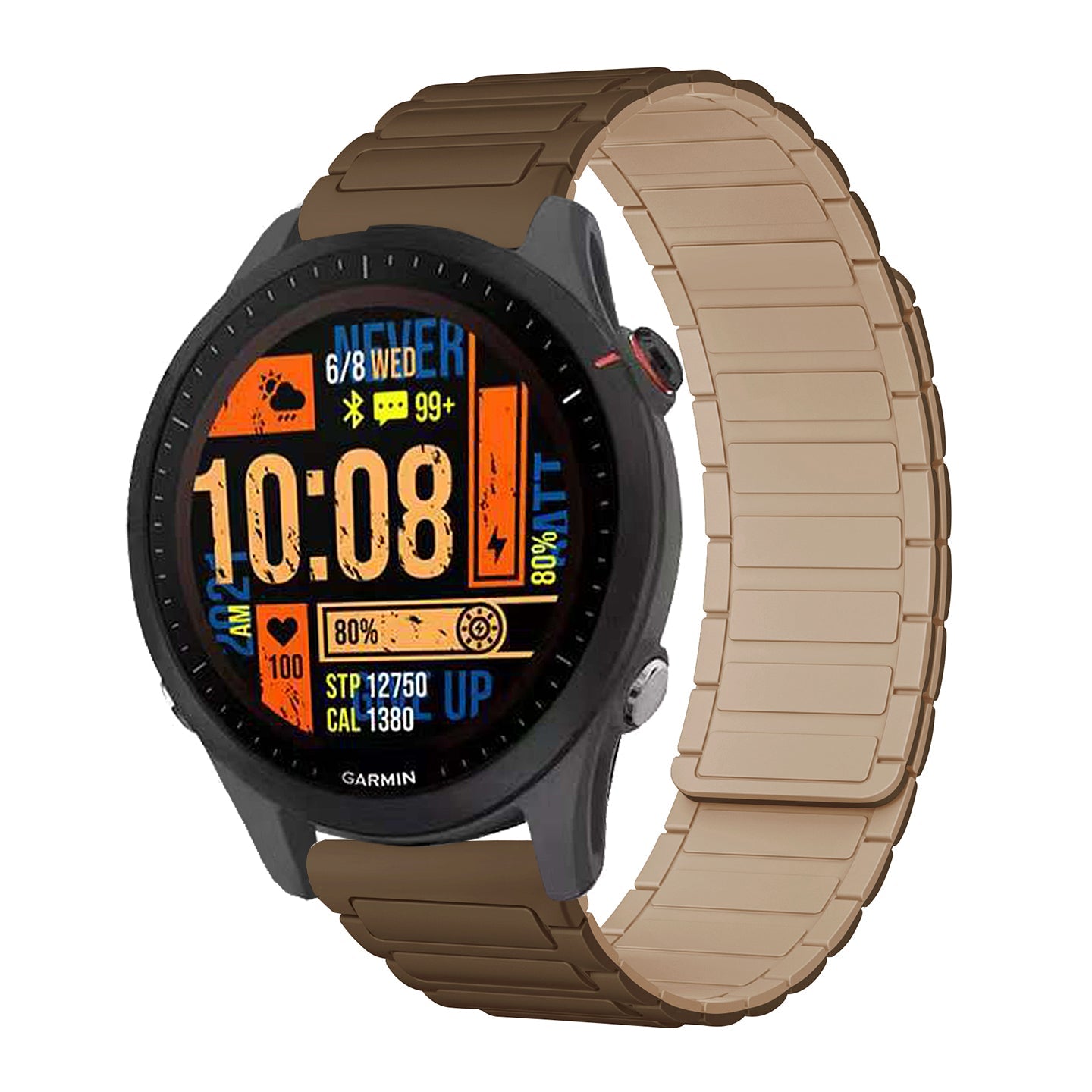 Silicone Magnetic Watch Band For Garmin Venu 3/Venu 2/Forerunner245/255s/255//265