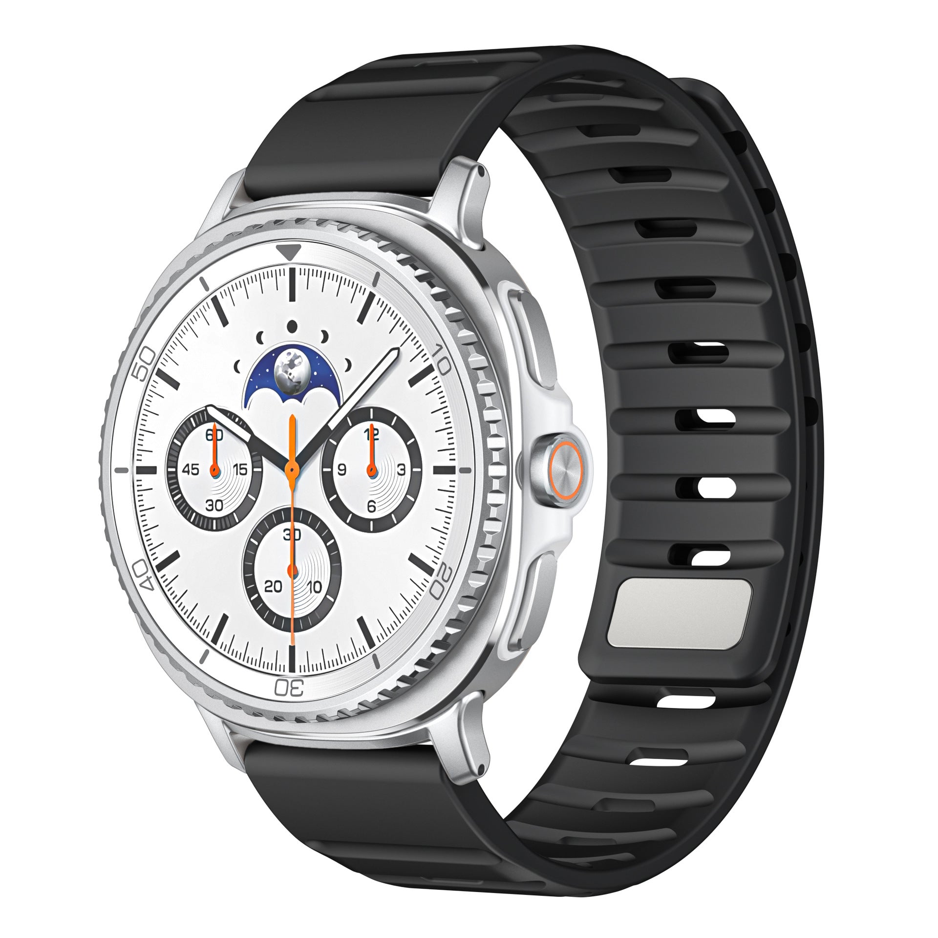 Sport Silicone Magnetic Buckle Watch Strap for Samsung Galaxy Watch 7 Ultra