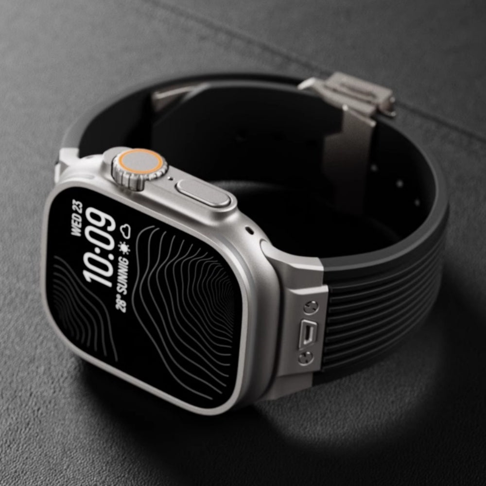 RM Designer Streamlined Silicone Band For Apple Watch