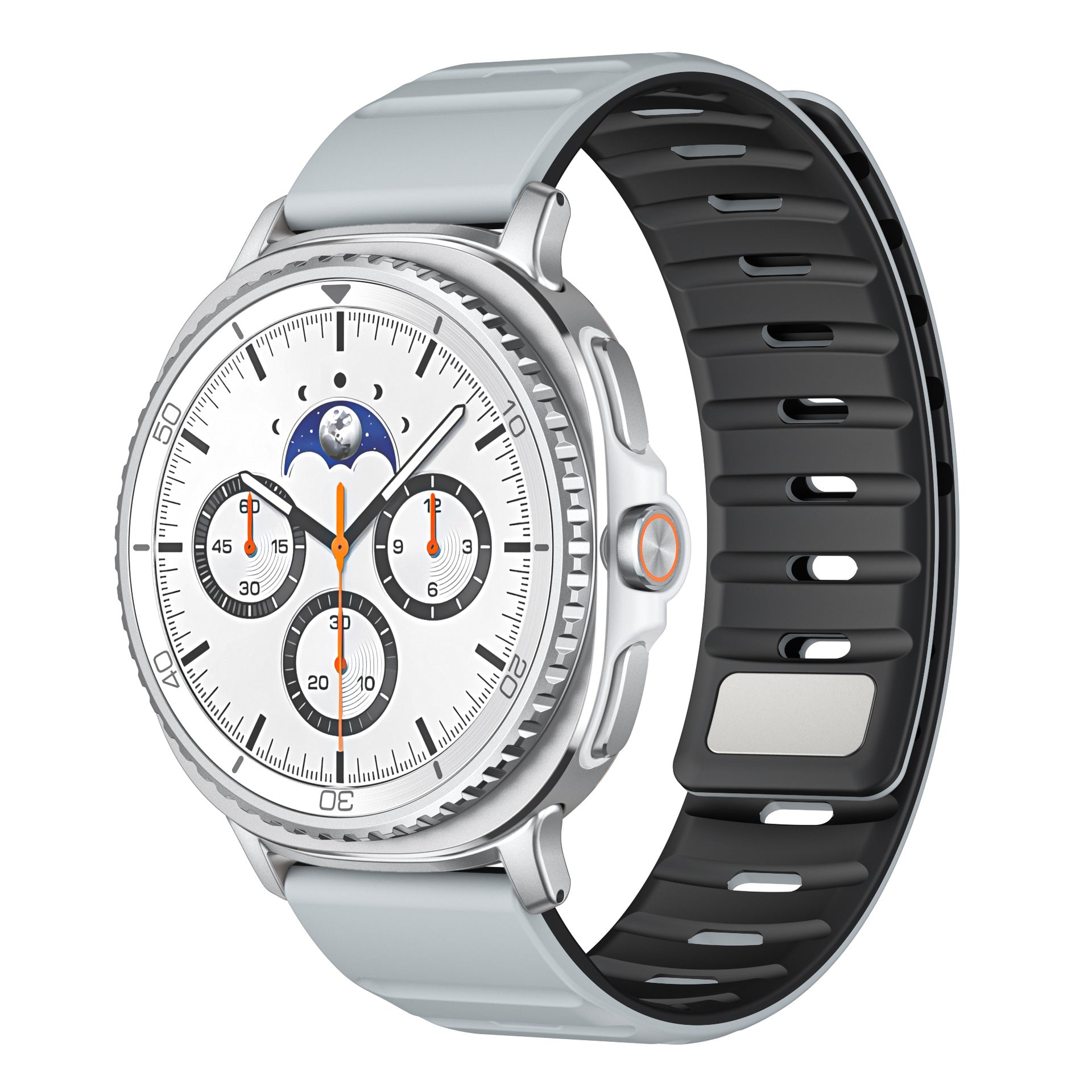 Sport Silicone Magnetic Buckle Watch Strap for Samsung Galaxy Watch 7 Ultra