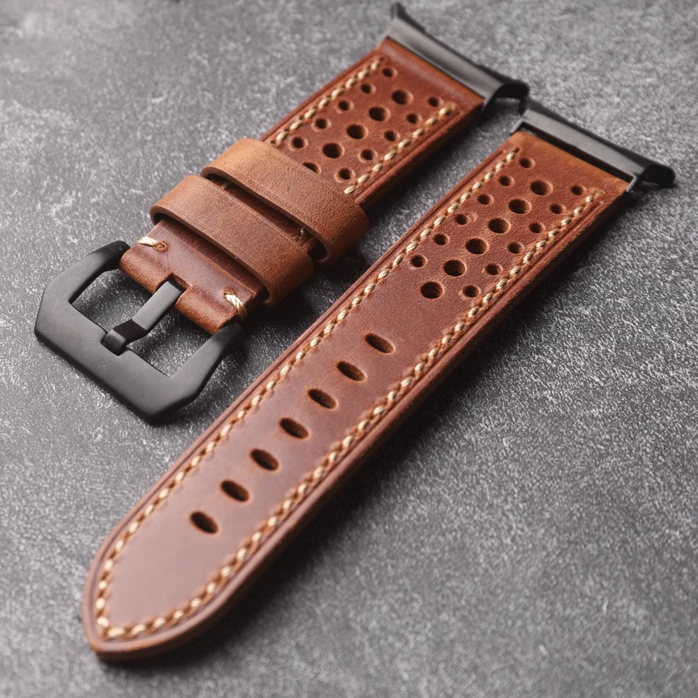 Vintage Racing Watch Band For Samsung Galaxy Watch Ultra/ Galaxy Watch 8 Classic