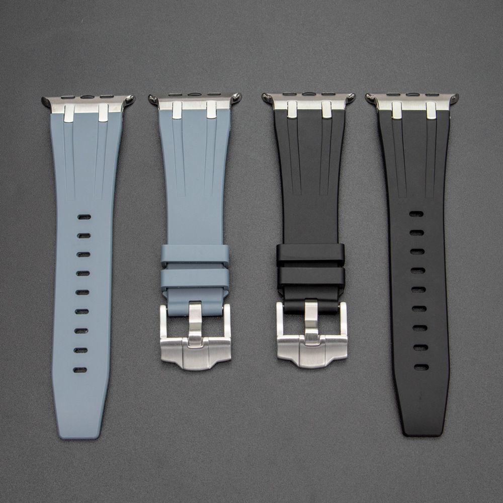 Metal Head Silicone Band For Apple Watch