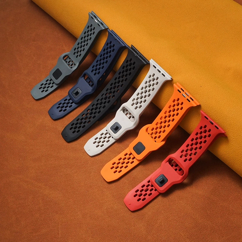 FKM Rubber Breathable Band For Apple Watch