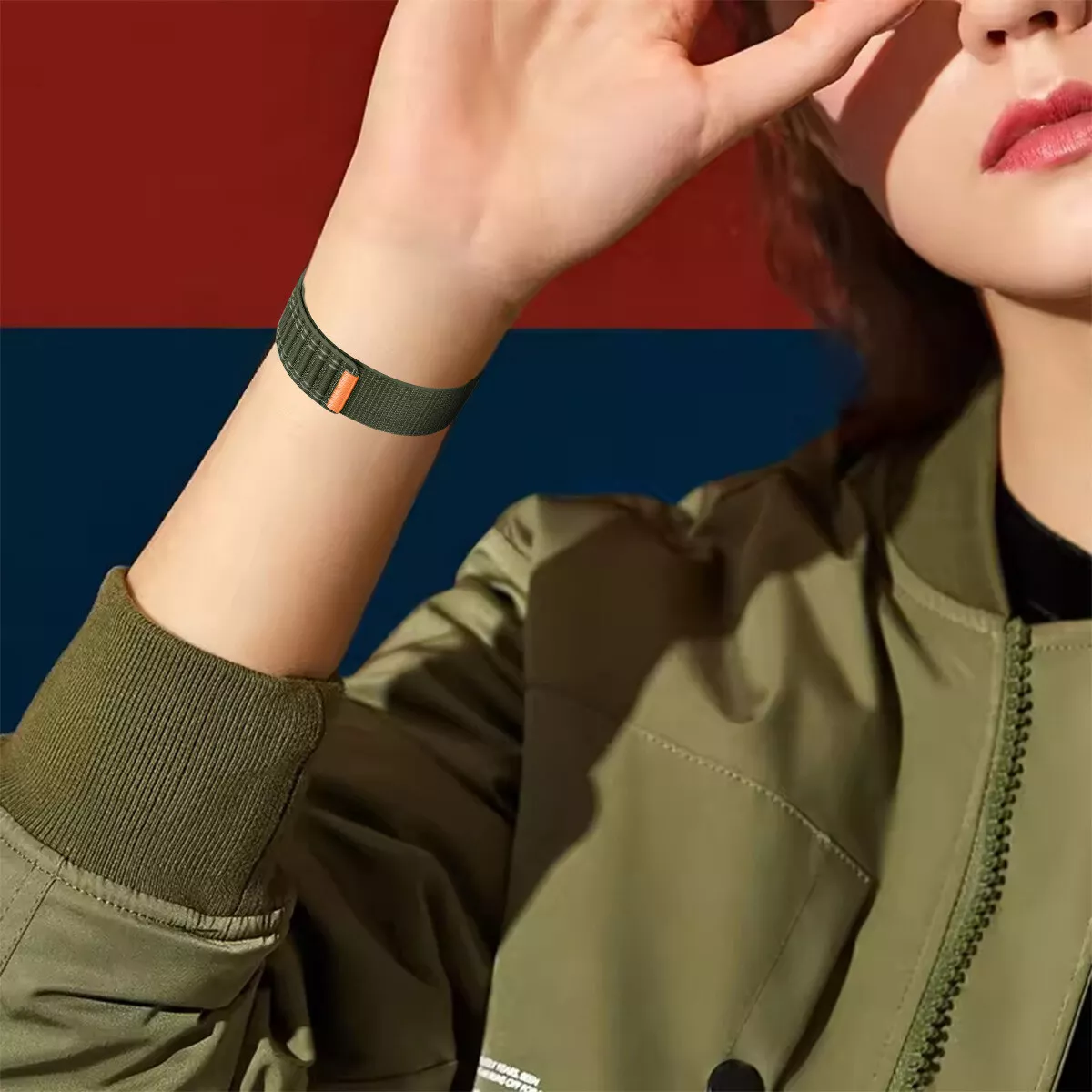 Wave Pattern Nylon Strap For Samsung Galaxy Watch Ultra /7/6/5/5 Pro/4/4Classic