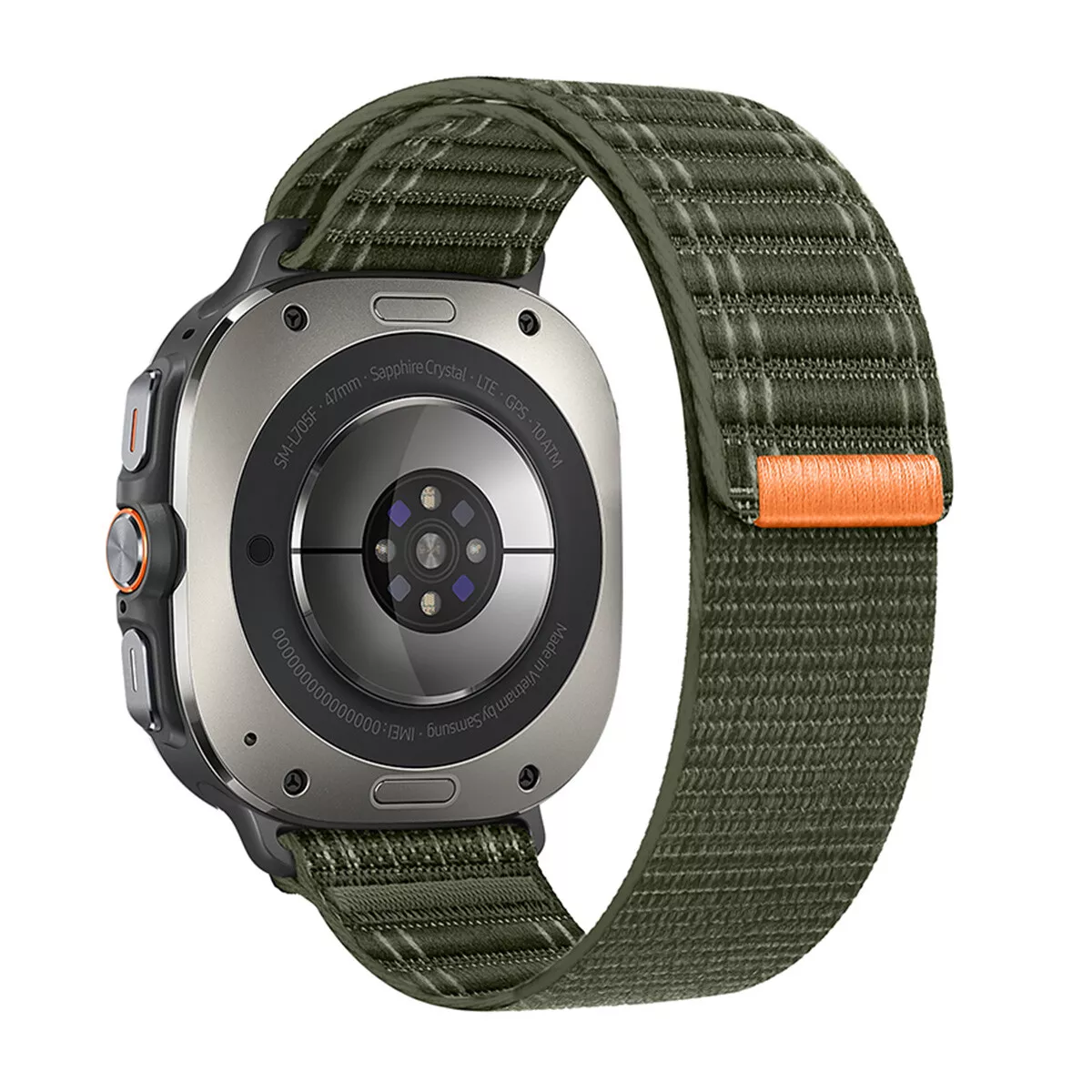 Wave Pattern Nylon Strap For Samsung Galaxy Watch Ultra /7/6/5/5 Pro/4/4Classic