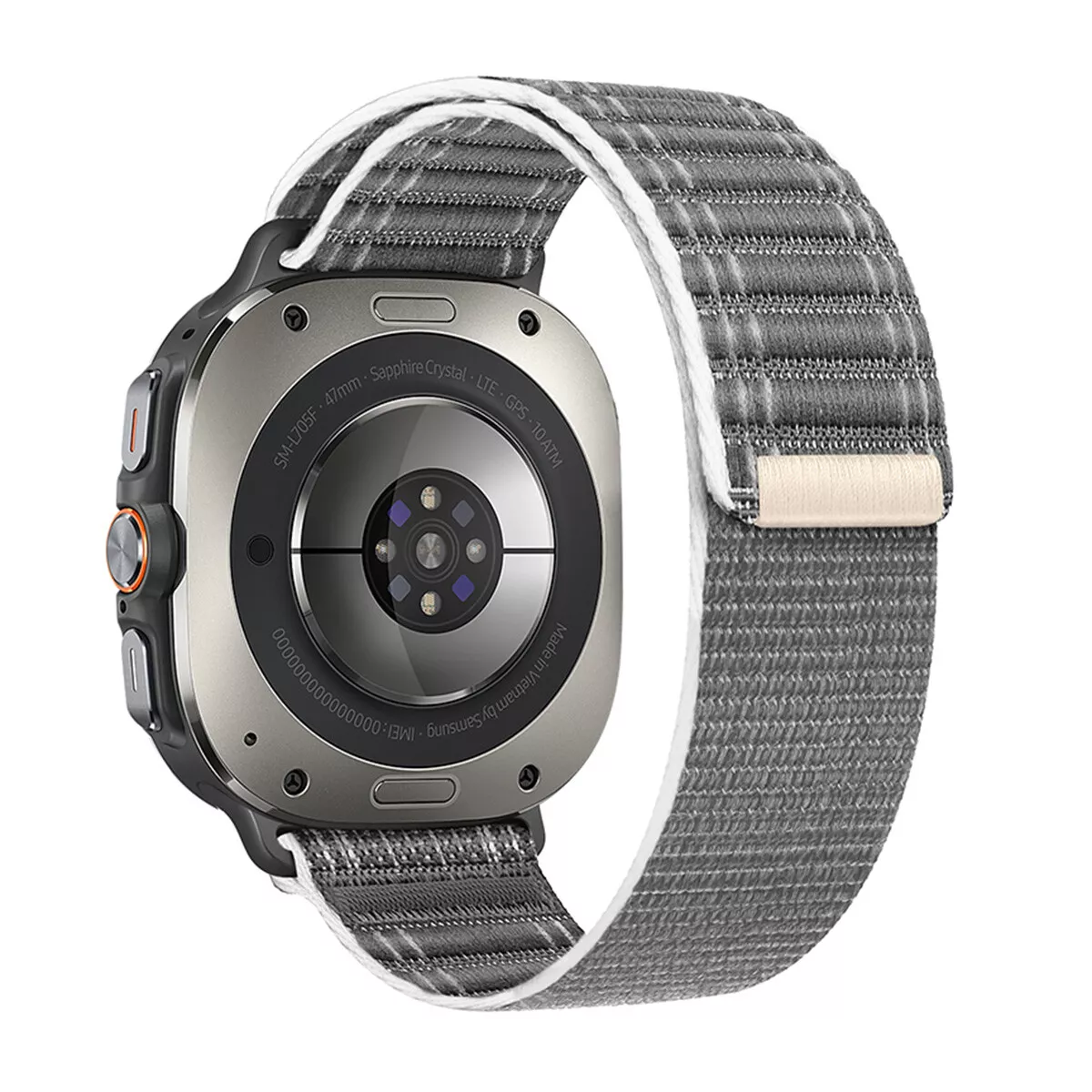 Wave Pattern Nylon Strap For Samsung Galaxy Watch Ultra /7/6/5/5 Pro/4/4Classic