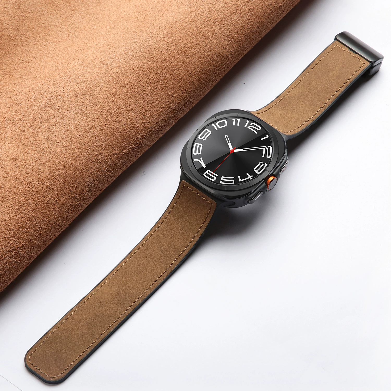 Silicone Magnetic Leather Strap For Samsung Samsung Galaxy Watch