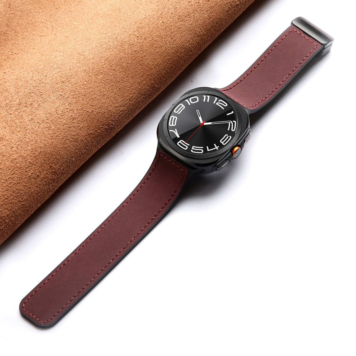 Silicone Magnetic Leather Strap For Samsung Samsung Galaxy Watch