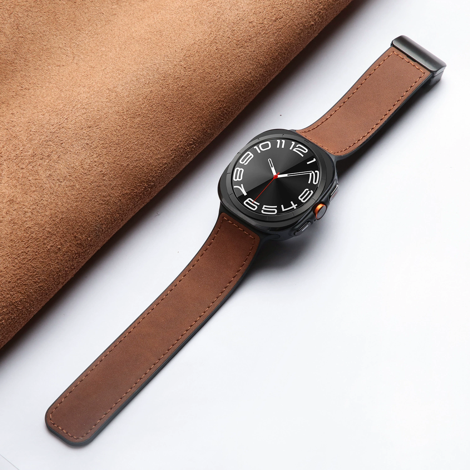 Silicone Magnetic Leather Strap For Samsung Samsung Galaxy Watch