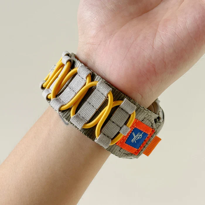 Designer Nylon Woven Band For Samsung Watch Ultra/Watch 8 Classic/7/6/5/4/pro