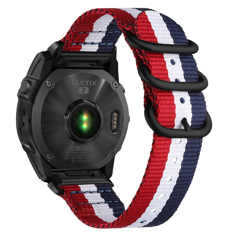 Oval Buckle Design Nylon straps For Garmin