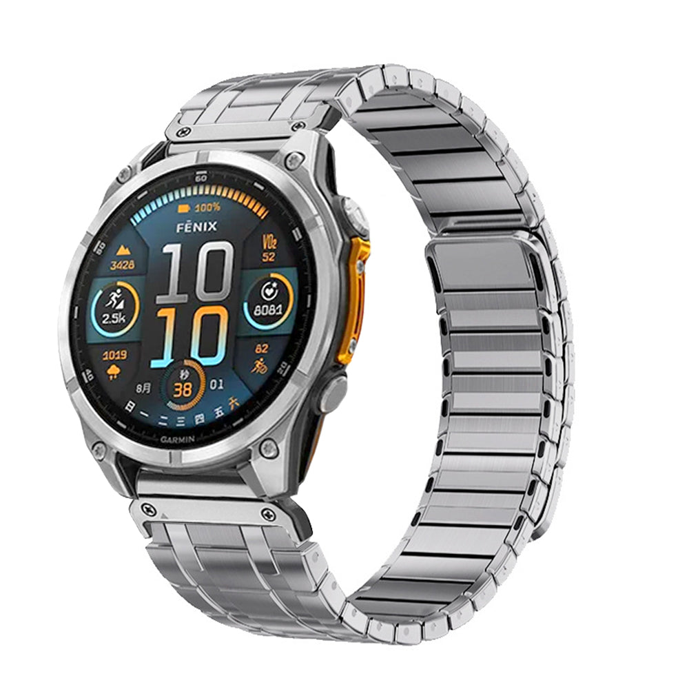AP Frosted Stainless Steel Magnetic Band For Garmin Watch 26mm