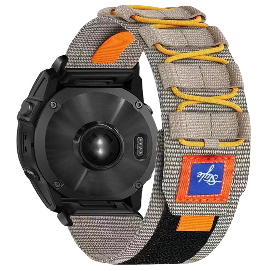 Designer Nylon Woven Band For Garmin-Lengthened Size