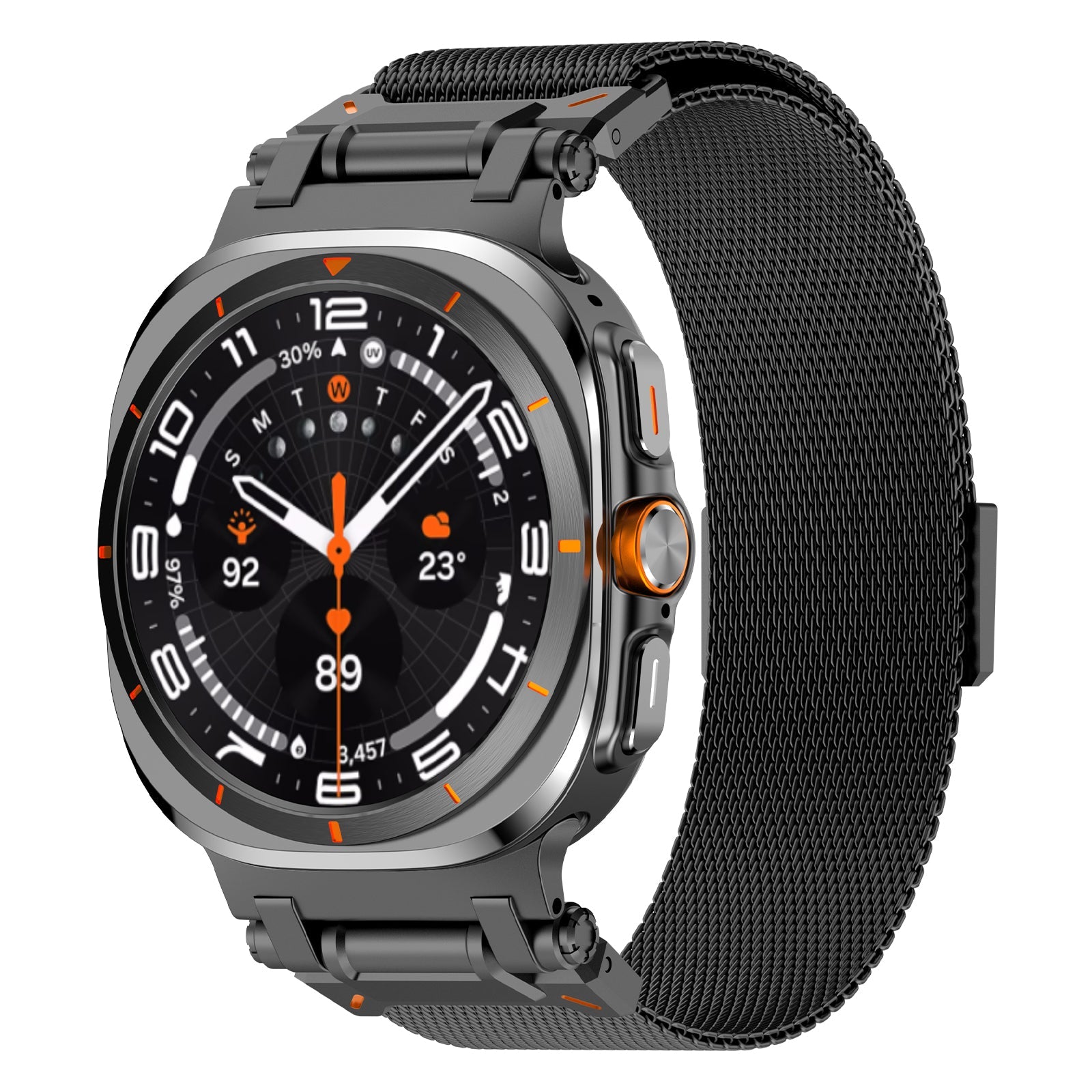 Milanese Loop with Magnetic Clasp Bands For Samsung Galaxy Watch Ultra