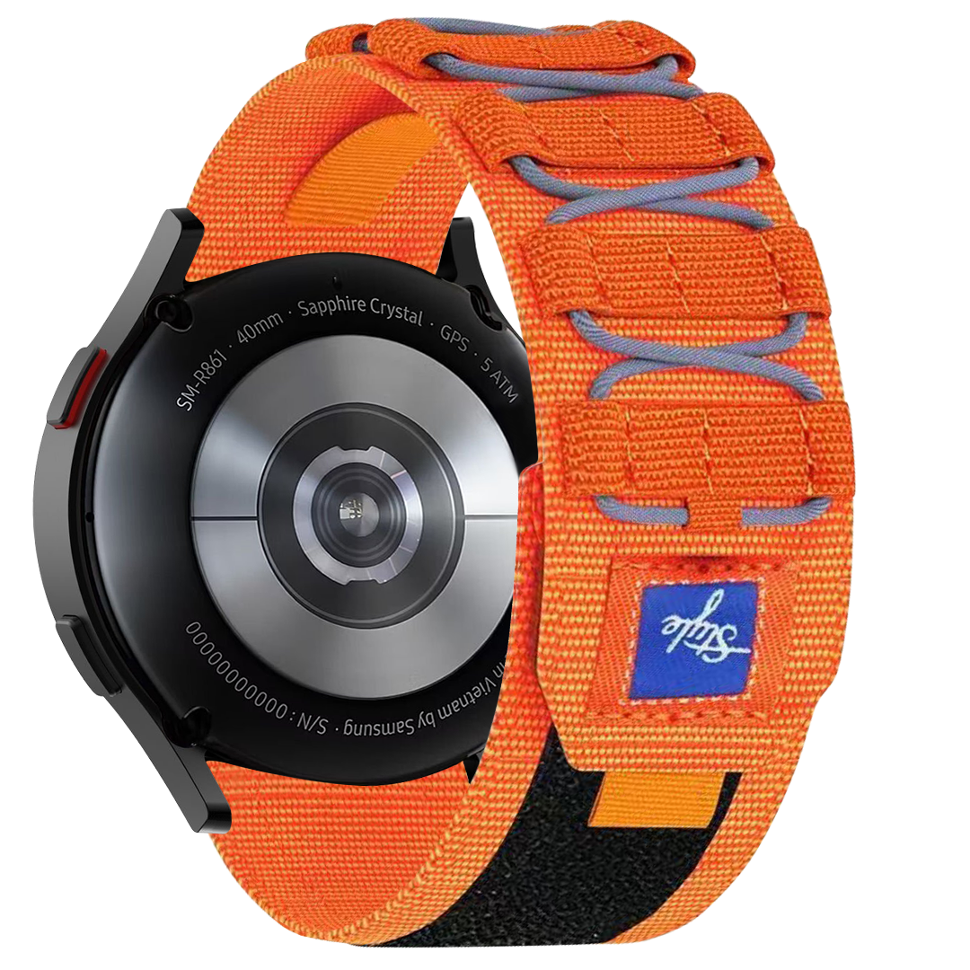 Designer Nylon Woven Band For Samsung Watch Ultra/Watch 8 Classic/7/6/5/4/pro