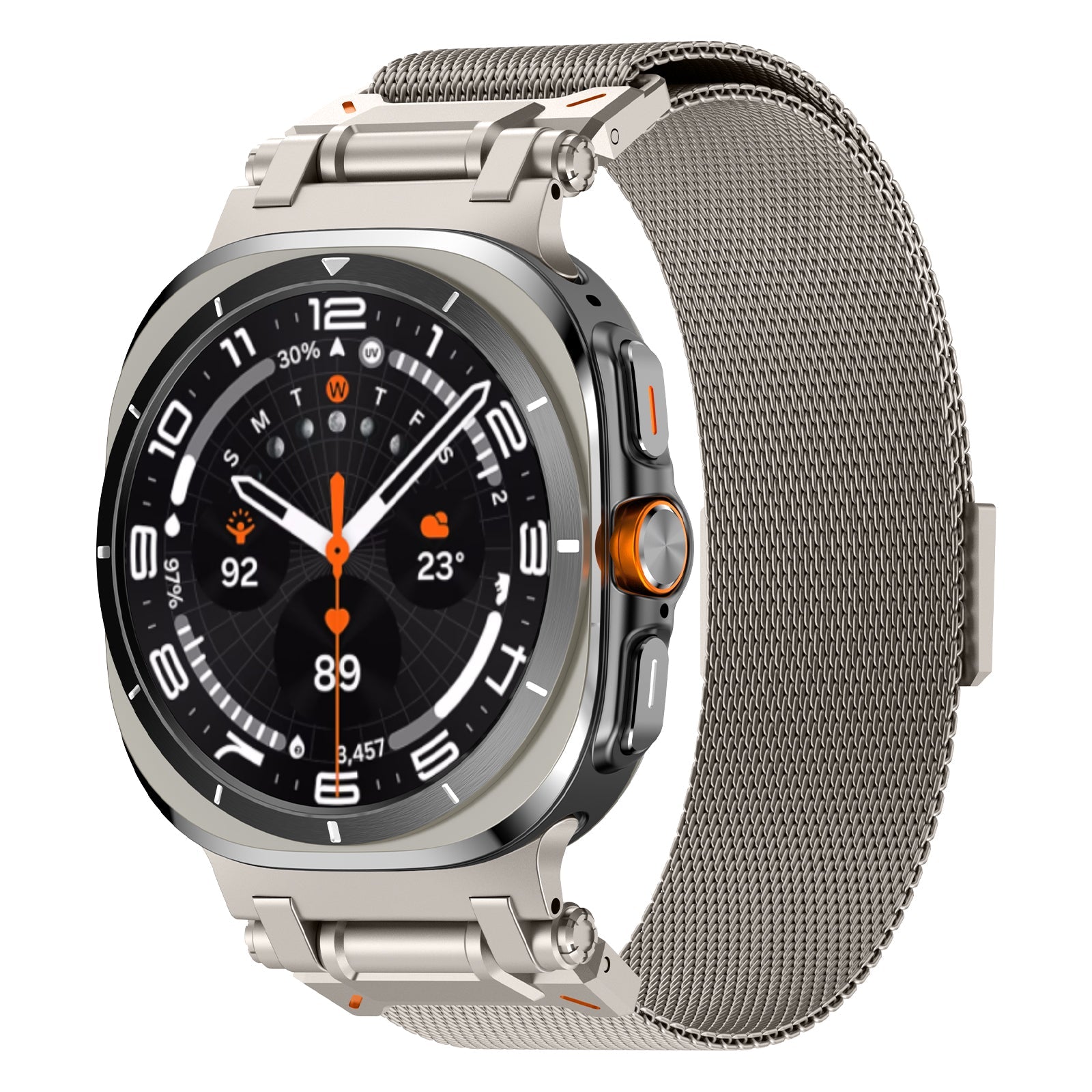 Milanese Loop with Magnetic Clasp Bands For Samsung Galaxy Watch Ultra