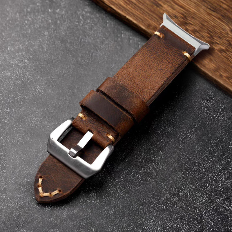 Vintage Leather Band For Samsung Galaxy Watch 8 Classic/Samsung Watch Ultra/ 8 /7/6 /5 Pro/5/4