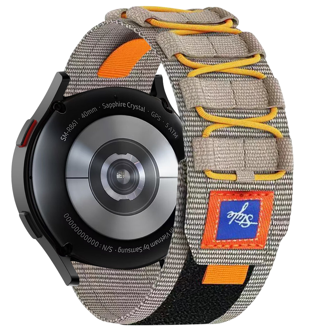 Designer Nylon Woven Band For Samsung Watch Ultra/Watch 8 Classic/7/6/5/4/pro