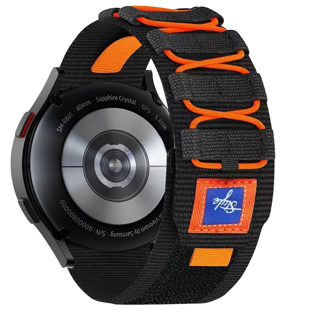 Designer Nylon Woven Band For Samsung Watch Ultra/Watch 8 Classic/7/6/5/4/pro