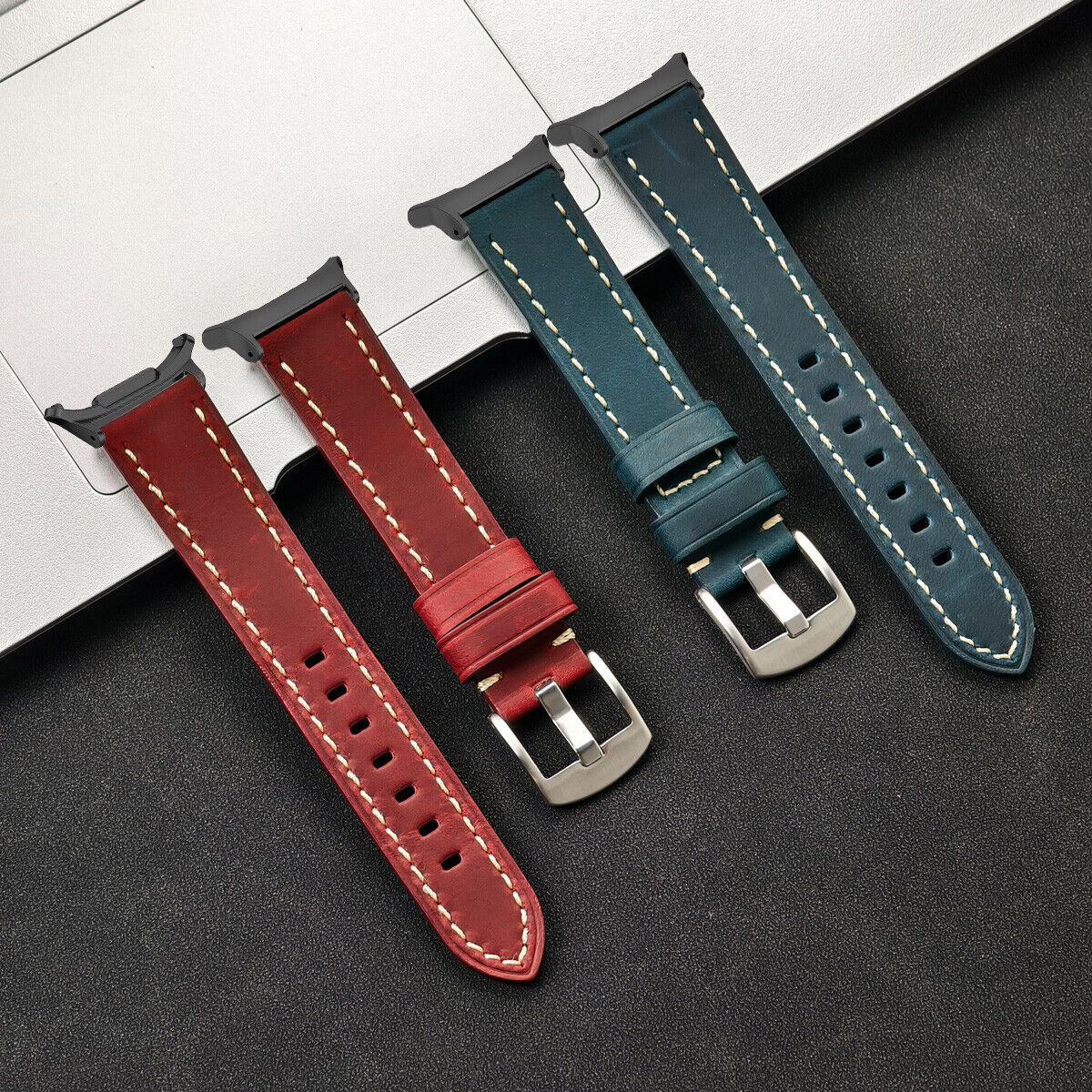 Classic Leather Strap Band For Samsung Watch Ultra 47mm