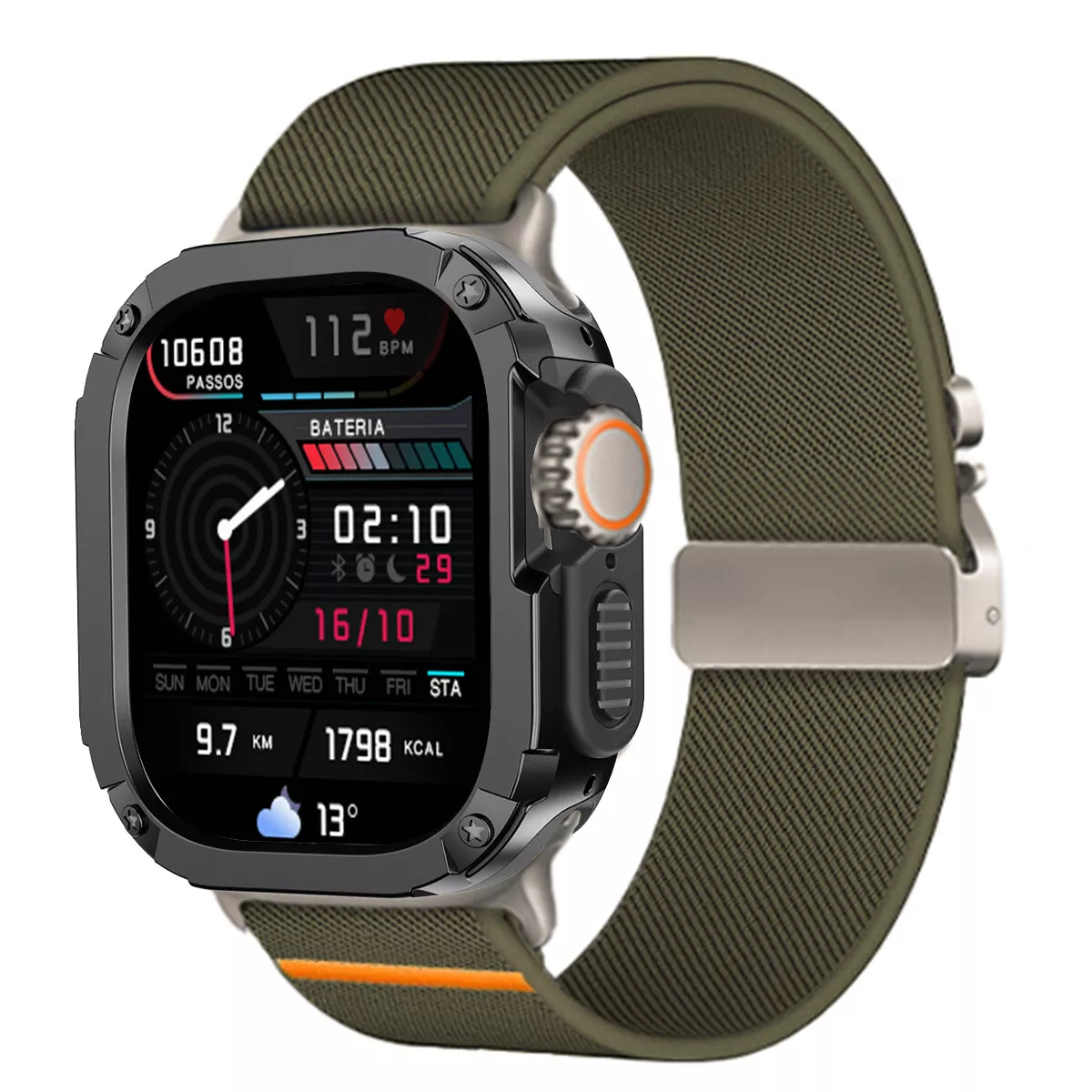 Sport Nylon + Parachute Buckle Strap for Apple Watch
