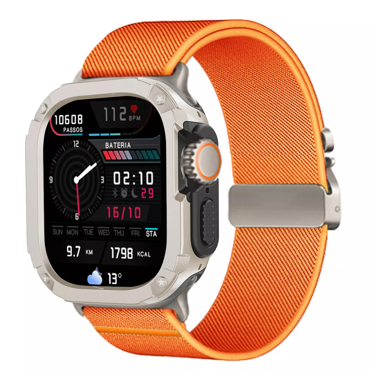 Sport Nylon + Parachute Buckle Strap for Apple Watch