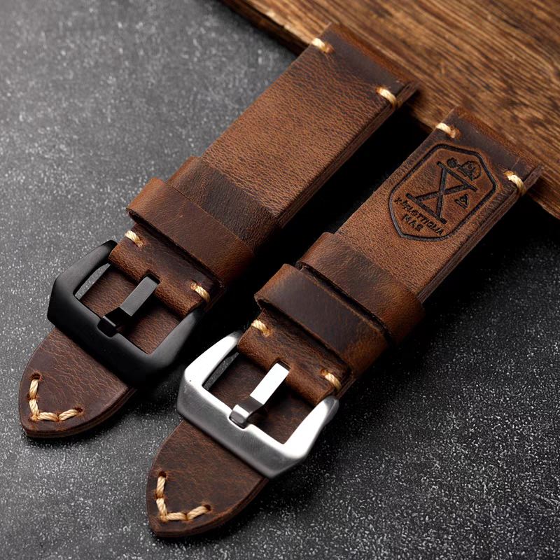 Vintage Leather Band For Samsung Galaxy Watch 8 Classic/Samsung Watch Ultra/ 8 /7/6 /5 Pro/5/4