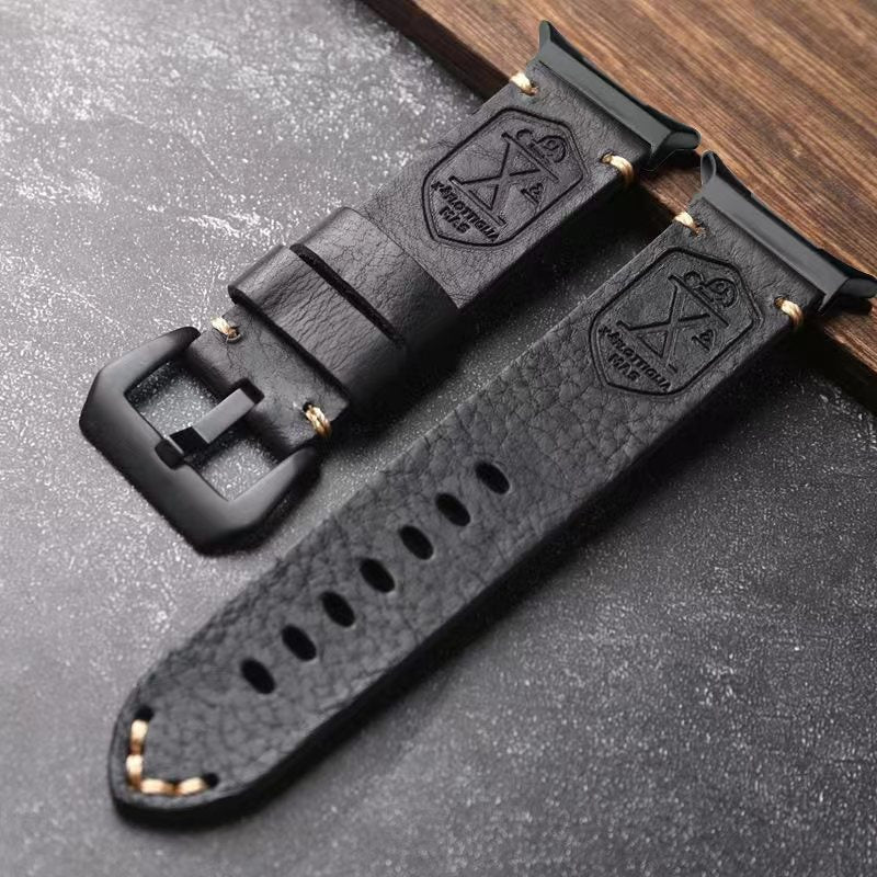 Vintage Leather Band For Samsung Galaxy Watch 8 Classic/Samsung Watch Ultra/ 8 /7/6 /5 Pro/5/4