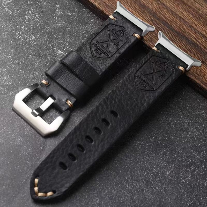 Vintage Leather Band For Samsung Galaxy Watch 8 Classic/Samsung Watch Ultra/ 8 /7/6 /5 Pro/5/4