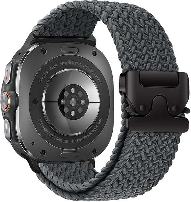 Nylon Braided Band For Samsung Galaxy Watch Ultra 8// 7 /6 / 5 / 4