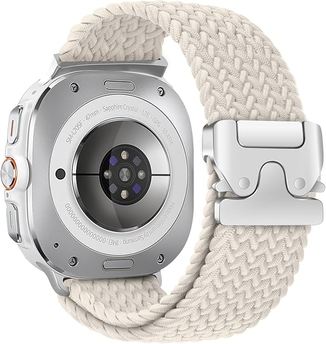 Nylon Braided Band For Samsung Galaxy Watch Ultra 8// 7 /6 / 5 / 4