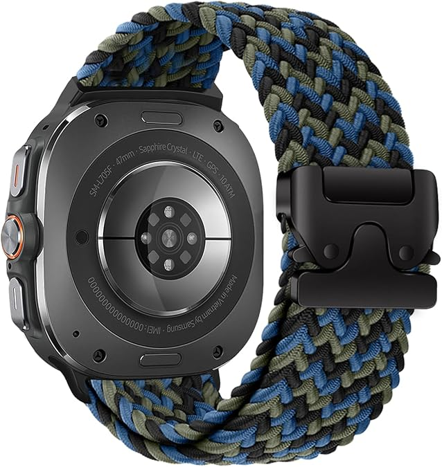 Nylon Braided Band For Samsung Galaxy Watch Ultra 8// 7 /6 / 5 / 4