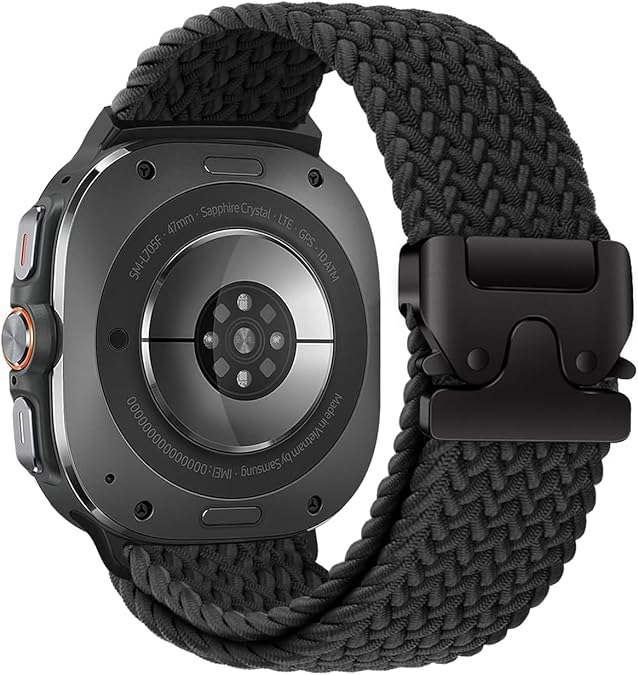 Nylon Braided Band For Samsung Galaxy Watch Ultra 8// 7 /6 / 5 / 4