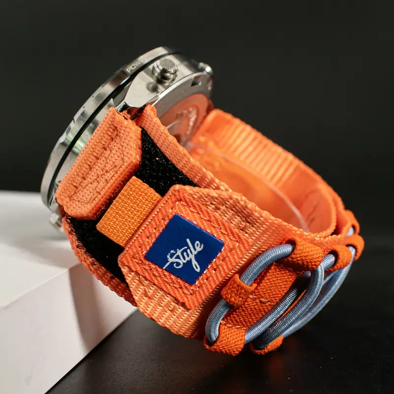 Designer Nylon Woven Band For Garmin-Lengthened Size