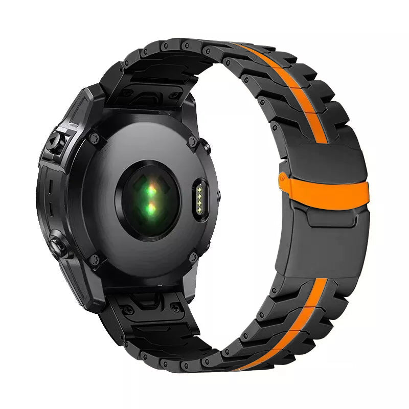 Titanium Watch Band For Garmin Fenix 8 7 7X 6 6X