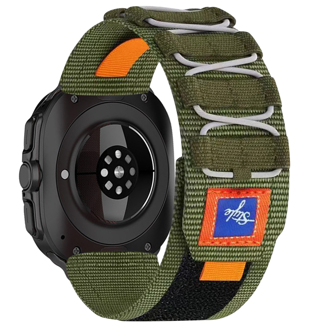 Designer Nylon Woven Band For Samsung Watch Ultra/Watch 8 Classic/7/6/5/4/pro